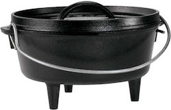 Lodge Cast Iron Pot Lid Lodge Dutch Oven 20 Cm 1.9 Liters L-8co3