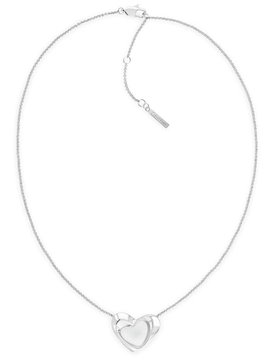 Calvin Klein Necklace with design Heart from Steel