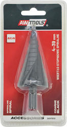 Aw Step Drill Spiral 4-39mm Aicrn Black