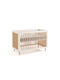 La Redoute Interieurs Beige Baby Crib with Mattress 66x124cm