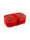 Pylones Plastic Lunch Box Red 800ml
