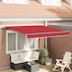 vidaXL Awning fabric Red