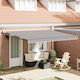 vidaXL Awning fabric Gray