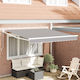 vidaXL Awning fabric Gray