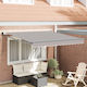 vidaXL Awning fabric Gray
