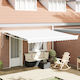 vidaXL Awning fabric White