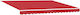vidaXL Awning fabric Red