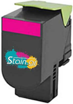 Stain Kompatibel Toner für Laserdrucker Lexmark 70C2HM0 3000 Seiten Magenta