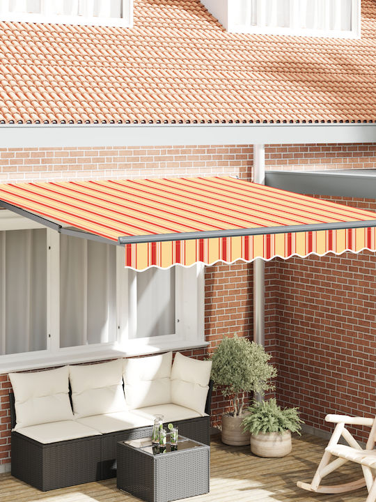 vidaXL Τέντα Βεράντας Κίτρινη 3x2.5m