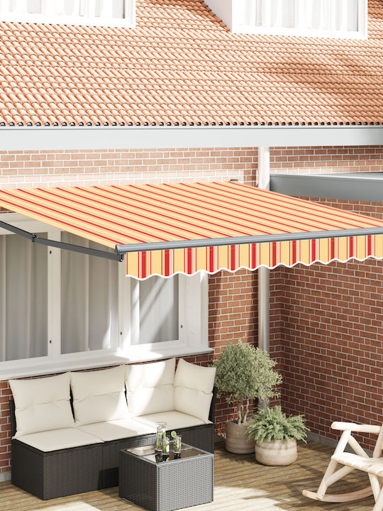 vidaXL Τέντα Βεράντας Κίτρινη 3x2.5m