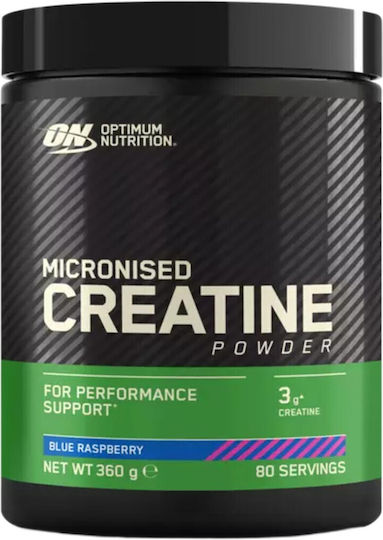 Optimum Nutrition Micronised Creatine Μικρονισμένη Μονοϋδρική Κρεατίνη Blue Raspberry 360gr