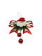 Hängendes Glocke Ornament Rot 15x20cm