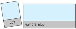 Lee Filter Roll 202 Half C.t Blue