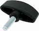 Manfrotto R008,31 2-edged Alu Knob