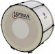 Lefima Marschtrommel Drum 24 Zoll in Weiß