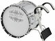 Thomann Marschtrommeln Drum 24 Zoll in Weiß