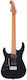 Pro-mod Dk24 Electric Guitar for Left-handed Stratocaster with HH Pickup Configuration Black