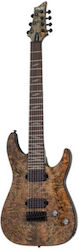 Schecter Omen Elite-7 Ηλεκτρική Κιθάρα ST Style με HH Διάταξη Μαγνητών Charcoal