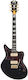 D'Angelico Deluxe Bedford Solid Black Ηλεκτρική Κιθάρα Offset Μαύρη
