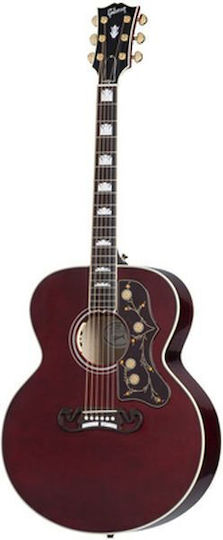 Gibson Акустика Китара Standard Wine Red Червено