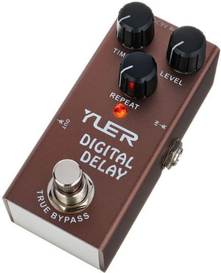 Yuer RF-10 Pedale Wirkung Verzögerung E-Gitarre und E-Bass Braun
