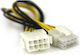 Power Cable Vcom Ce314 Atx Eps 8-pin M To Atx Eps 8-pin F 0.3m