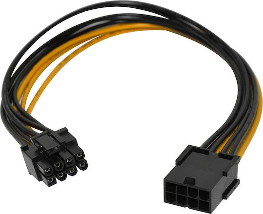 Makki Cable Makki-cable-pcie8-extension-30cm Pcie 8pin M To Pcie 8pin F 30cm Suitable Cryptocurrency Mining