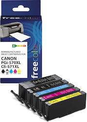 Freecolor Συμβατό Μελάνι Canon Μαύρο
