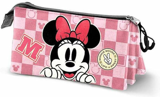 Minnie Mouse Ученически Несесер Розов