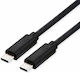 Roline Cable 11.99.9082 Usb C M To Usb C M 1m 100w Black