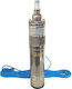 Pompa submersibilă Ddt Qgd120 completă din oțel inoxidabil, șuruburi din oțel inoxidabil, filtru de protecție, cablu de 20 m, 120 m, 3 m³/h