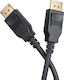 Vcom Cg651-2.0m Cable Displayport M To Displayport M 2m Black