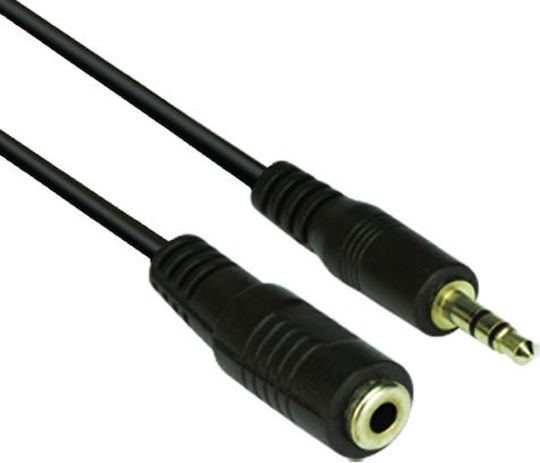 Vcom Cv202 Cable 3.5mm Jack M To 3.5mm Jack F 1.5m Black