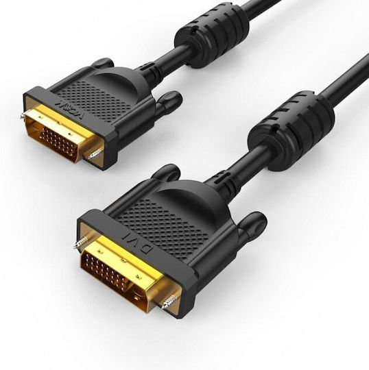 Vcom Cg442gd-1.8m кабел от DVI M към DVI M 1.8m черен FHD 18 Gb/s