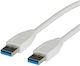 Roline Cable 11.99.8975 Usb 3.0 A M To Usb A M 1.8m White