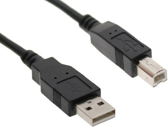 Vcom Cu201-b Cable Usb A M To Usb B M 2.5m Black