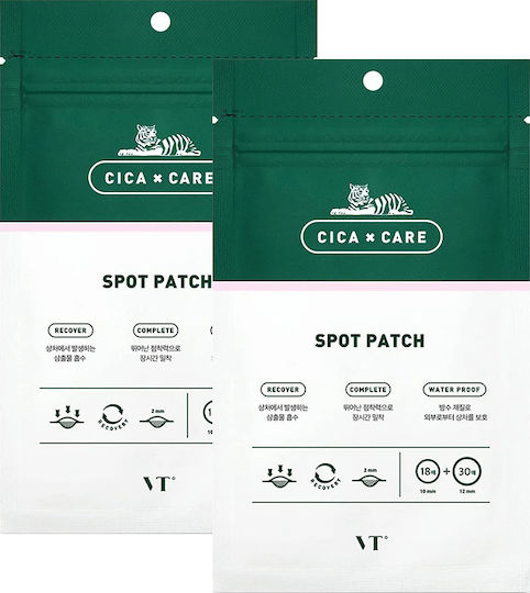 Σετ 2 Πακέτα Επιθέματα Ακμής Cica Spot Patch Vt Cosmetics 96 Τεμάχια
