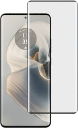 Techwave Vollflächig gehärtetes Glas 0.3mm Schwarz (Motorola Edge 50)