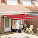 vidaXL Awning fabric Red 3x4m