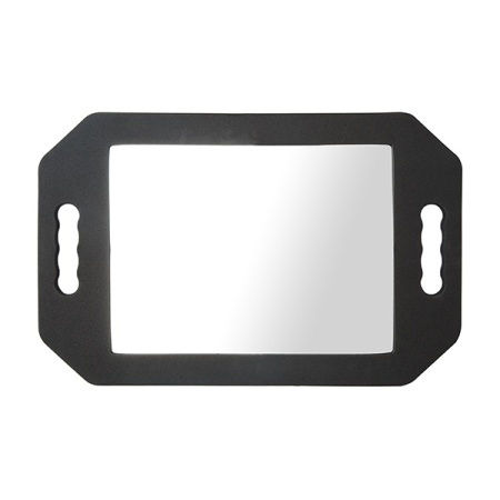 The Shave Factory Makeup Mirror Purse Black