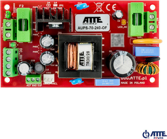 Buffer Power Supply Smps 24v 3a 72w Atte Aups-70-240