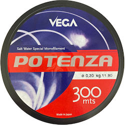 Πετονιά Vega Potenza 300m Διάφανο 0.40mm