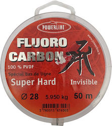 Πετονιά Powerline Super Hard Fluorocarbon 50m Διάφανο 0.35mm Πετονιά Powerline Super Hard Fluorocarbon 50m Διάφανο 0.35mm