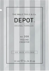 Depot 300 Hair Stylings No 308 Uv Filter Hair Styling Gel Volume Medium Hold 10 Ml