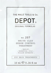 Depot 200 Hair Treatments No 207 Kaolin Scalp Treatment Cream Mask Regulation Excessive Sebum 10 Ml