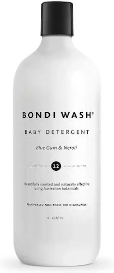 Bondi Wash Bebeluș Lichid Detergent pentru Sensibil, Culori & Alb Haine 1lt (100 Cupe de măsurare)