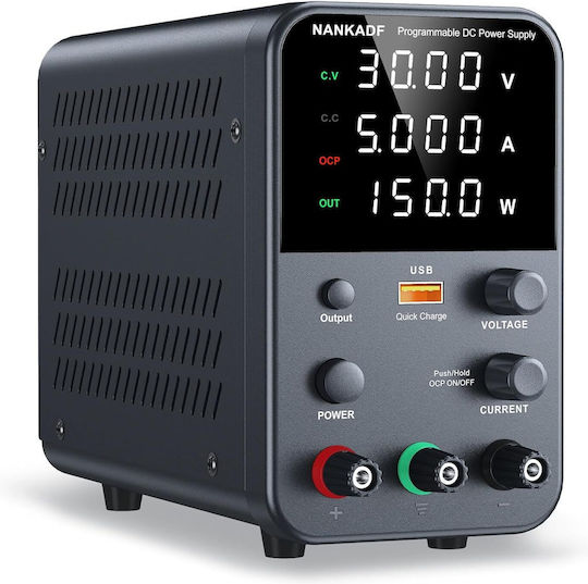 Surse de Alimentare Pentru Laborator 0-30 V 0-5 A 150 W Ecran Led Ventilator de Răcire Protecție La Supra-Încărcare Ocp 15w Port Usb Stabilizare Tensiune Curent Cv Cc