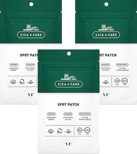 Σετ 3 Πακέτων Επιθέματα Ακμής Cica Spot Patch Vt Cosmetics 144 Τεμάχια
