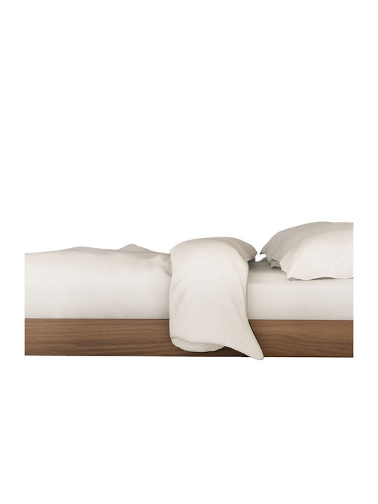 e-Linothiki Dreamy Σετ Σεντόνια Μονά με Λάστιχο 100x200+30εκ. White (3τμχ)