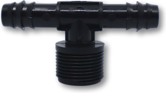 Male Tee Nipple Φ16 X 3/4'' X Φ16 1 Piece